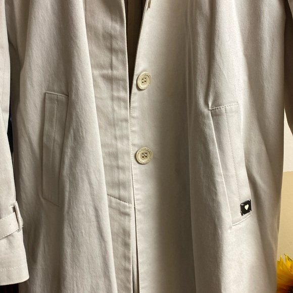 Twin-Set Made in Italy 🇮🇹 Cotton Trench Logo Buttons Coat Never Used
